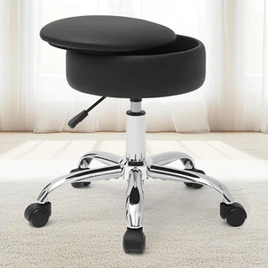 Adjustable Vanity Stool with Storage Stool for Vanity Swivel Vanity Stool with W - Picture 1 of 7