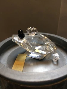 Swarovski Kristall Prinz Frosch mit Krone #7642 NR048 mit Box - Bild 1 von 2