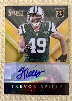 2014 Panini Select GOLD Prizm /10 Trevor Reilly #RA-TR Rookie Auto RC - Image 1 of 2