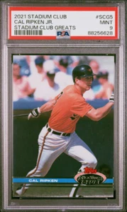2021 CAL RIPKEN JR. TOPPS STADIUM CLUB #SCG5 MLB Baseball CARD 431 Orioles PSA 9 - Picture 1 of 4