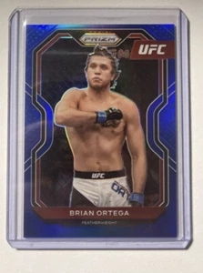 2021 Panini Prizm UFC #48 BRIAN ORTEGA Blue Prizm #'ed /199 - Picture 1 of 2