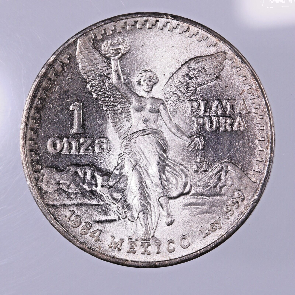 1984年 メキシコ 1オンス銀貨 MS 65 1984年 メキシコ 1オンス銀貨 MS 65