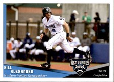 2019 Hudson Valley Renegades Grandstand 2 Hill Alexander Arlington Texas TX Card