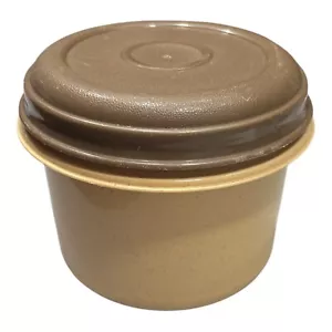 Contenedor redondo de 3 tazas Rubbermaid Servin' Saver #7 de colección 0020 marrón tostado moteado - Imagen 1 de 5