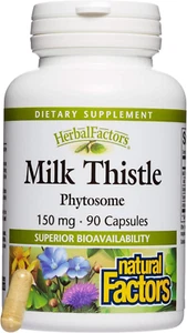 Herbalfactors by , Milk Thistle Phytosome, Promotes Healthy Liver Function with  - Picture 1 of 12