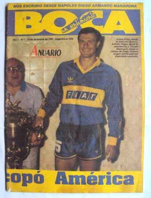 BOCA JUNIORS Supercup Champion 1989 罕见特别杂志 + 海报 — 第 1/3 张图片