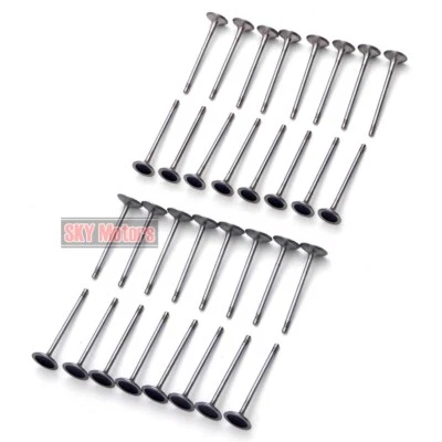 Juego de 32 válvulas de entrada y salida para BMW X5 X6 750i F06 F12 F13 N63N S63N 4,4 4,0 L Foto 1 de 4