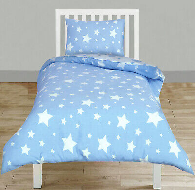 Baby Toddler Bedding Cot Travel Junior Bed 100%Cotton Duvet Cover Pillowcase Set • 10.99£
