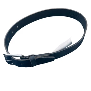 Timberland Boys Black Leather Classic Waist Belt Size Small - Picture 1 of 9
