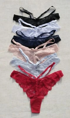 Frauen String Tanga Spitze sexy Unterhose 3er /6er Set Damen Slips Unterwäsche - Bild 1 von 4