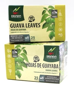 50 Teebeutel Guayabablatt (Guavblätter Teebeutel) 2 Schachteln - Bild 1 von 1