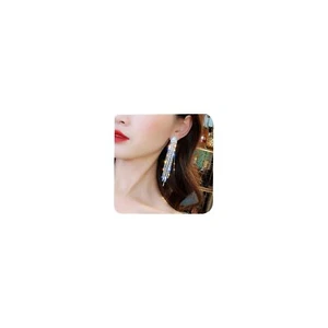 Tassel Earrings Long Chain Earrings for Women Teen Girls Tassel Dangle Drop Earr - Picture 1 of 6