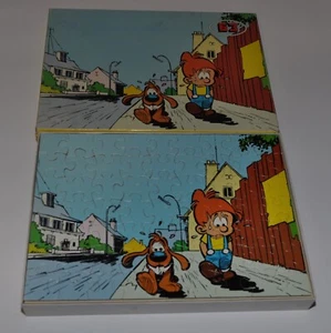 70er Jahre Puzzle Vintage 70s Jigsaw Boule et Bill Schnieff und Schnuff  - Picture 1 of 4