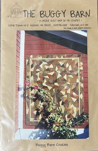 BUGGY BARN CRAZIES Appliqué Quilt Pattern By The Buggy Barn - Picture 1 of 2