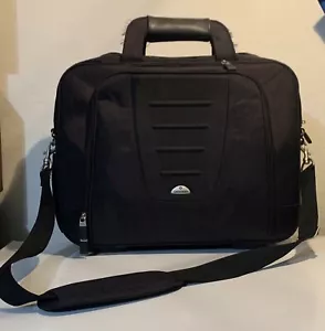 Samsonite Black Laptop Briefcase * Large Travel / Lawyer Bag * Good Condition - Picture 1 of 6