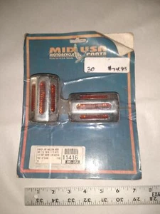 Chrome Motorcycle Marker Turn Light 12V 5W For Harley 1" Bar Mid-USA 11416 - Picture 1 of 2