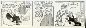 Moon Mullins Ferd Johnson Original Comic Strip Art September 4 1969  - Picture 1 of 1