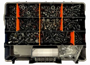 HIGH TENSILE BOLT KIT 510pc SUIT NISSAN NX, SILVIA, 200SX, 180SX, 300ZX, PULSAR - Bild 1 von 11
