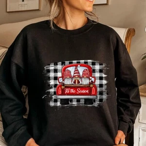Christmas Sweatshirt, Holiday Gift, SANTA Sweatshirt - Picture 1 of 1