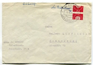 Seltener Brief, Rollenmarke? Heuss Nr. 304 Stempel Rheinbach 1960 - Bild 1 von 2