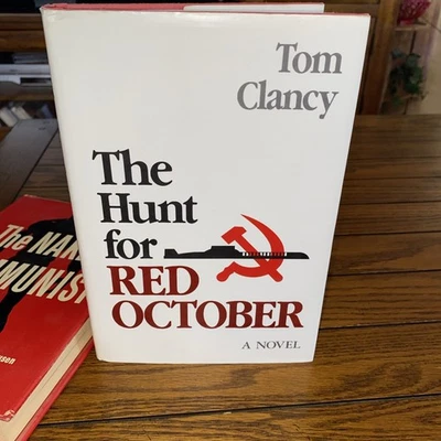 The Hunt For Red October Tom Clancy first edition 33rd print HCDJ 1984 NF - Image 1 of 4