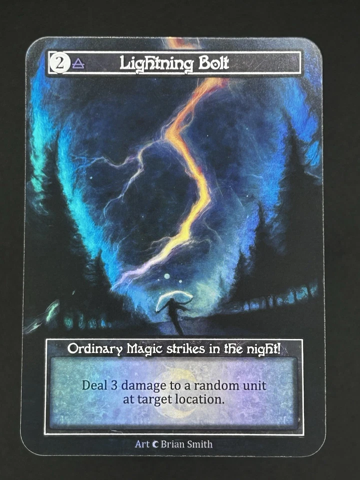 Lightning Bolt - Alpha team Covenant Exclusive - Sorcery Contested Realm Foil - Image 1 of 3