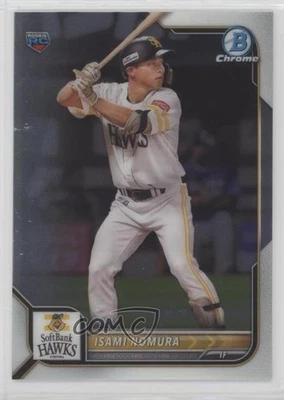 2022 Bowman NPB Nippon Professional Baseball Chrome Isami Nomura #8 - Image 1 of 2