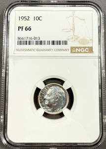 1952 Roosevelt Dime 10c - NGC PR66 - Picture 1 of 2