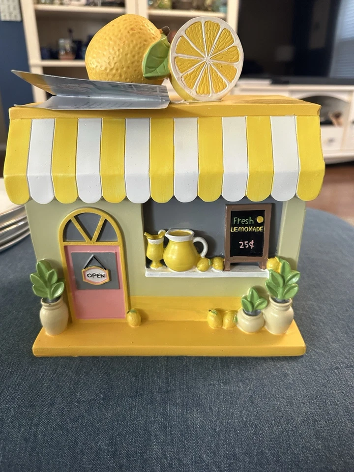 Dabney Lee Lemonade Stand Kitchen Decor Figurine Shelf Sitter Accent NWT - Image 1 of 4