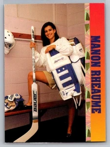 Manon Rheaume 1993 Ballstreet News  Platinum Stripe Insert Card Limited Print - Picture 1 of 6