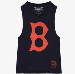 Mitchell & Ness Women's Navy Boston Red Sox Tonal Logo Story Tank Top NWT XL - Picture 1 of 6