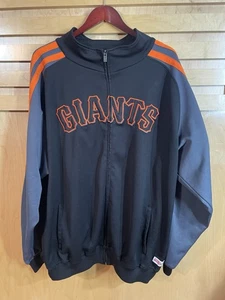 San Francisco Giants MLB Stitches Jacket Men’s Size 2XL Full Zip Pockets - Picture 1 of 10