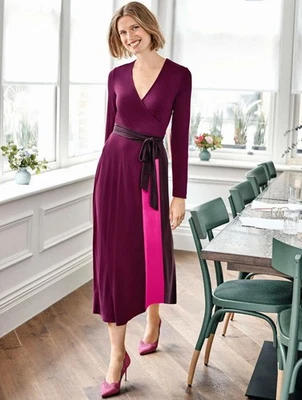 BODEN LAURIE ДЖЕРСИ COLORBLOCK НАДЕЖНОМ ПЛАТЬЕ РАЗМЕР США РАЗМЕР 6R $215 - Изображение 1 из 4