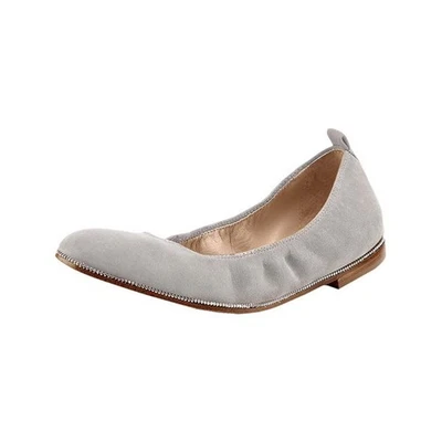 Botkier Gris Oscuro Albañil Negocios Carrera Trabajo Gamuza Sin Cordones Ballet Pisos Talla 7 Foto 1 de 4