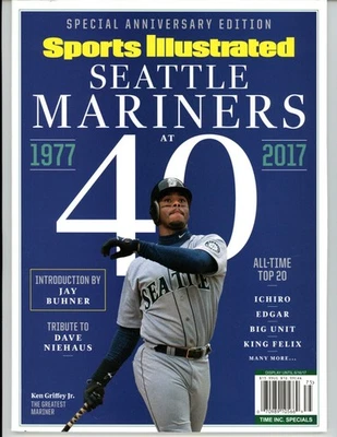 Seattle Mariners at 40 2017 edición de aniversario Sports Illustrated Griffey Jr Foto 1 de 2