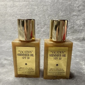 2er Set Vacation Shimmer Öl LSF 30 Breitspektrum Sonnenschutzöl 1oz - Bild 1 von 6