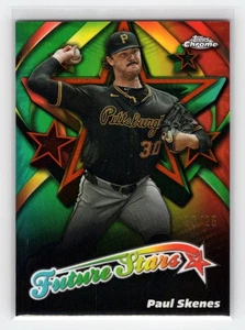 2025 Topps Chrome Future Stars Paul Skenes/25 FS-2 Refractor Pirates - Imagen 1 de 1