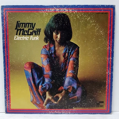 JIMMY MCGRIFF Electric Funk 1970 Press GATEFOLD Blue Note BST 84350 Play Graded - Image 1 of 4