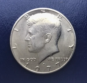 1977 D Kennedy Half Dollar aus Münzsatz - US Münzen: 50C - West of the Divide - Bild 1 von 4