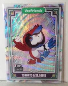 VeeFriends Topps Chrome 2025 #94 Toronto & St Louis Wave Refractor 129/150 - Picture 1 of 3