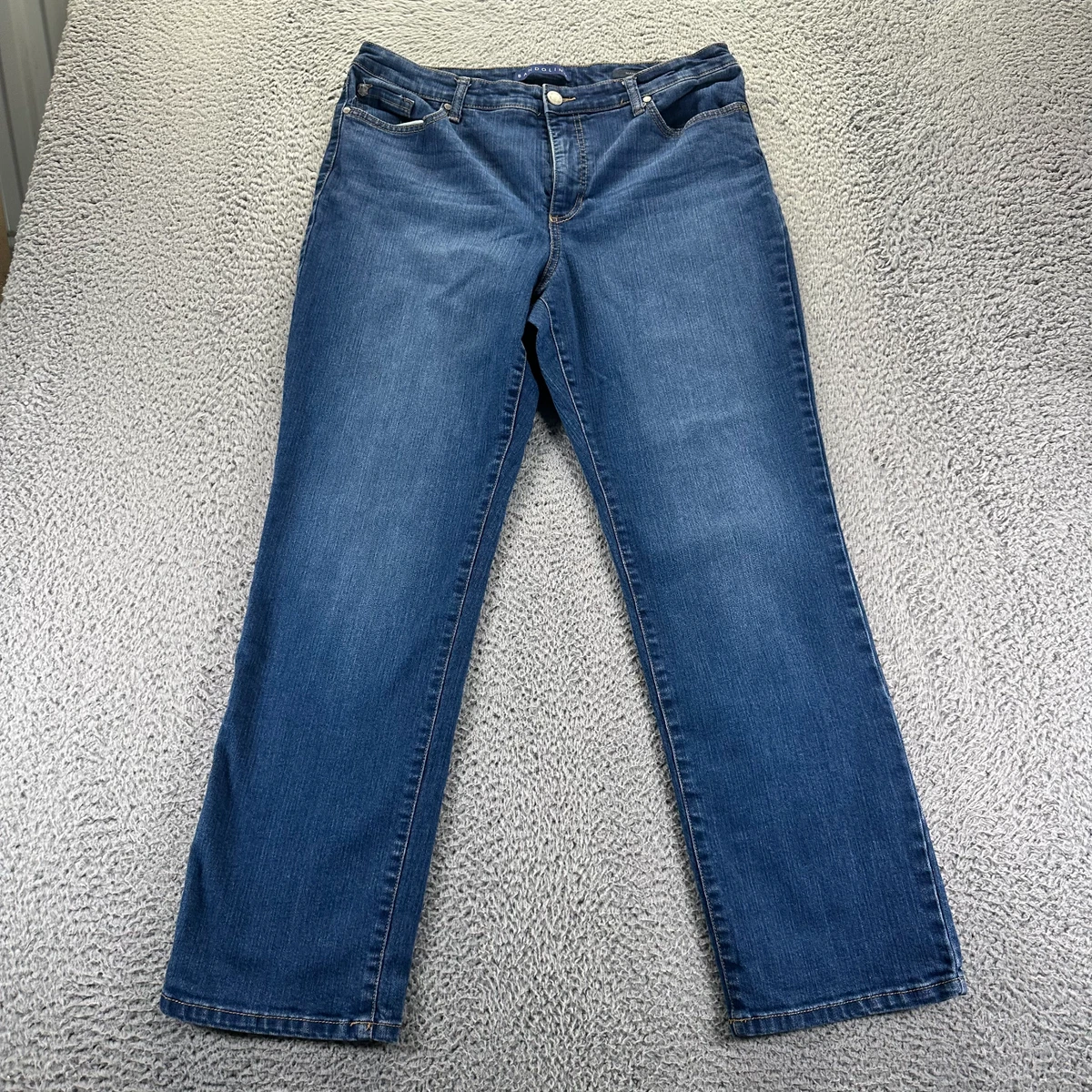 Bandolino Women's Mandie 5 Pocket Jeans - Straight Leg, Stretch Denim, Mid Rise With Back Pocket Embroidery - View #13