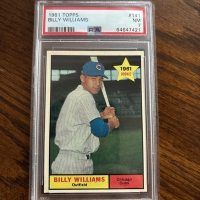 1961 Topps - Billy Williams #141 (RC) Foto 1 de 2