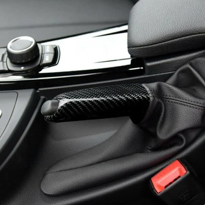 Carbon Fiber Handbrake Grip, E-Brake for Accessories BMW 1 2 3 4 Series F30 F34 - Image 1 of 4