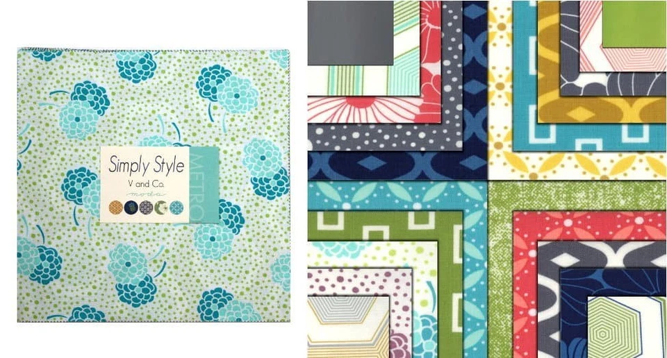 Garden Variety Layer Cake Moda Fabric Quilt 10" Squares 100 Cotton 5070lc