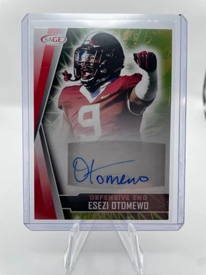 2022 Sage Football Esezi Otomewo Rookie Auto #A-EO - Image 1 of 2