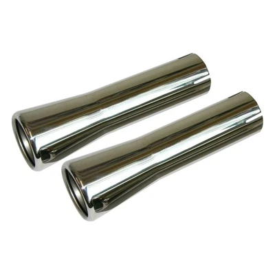 Exhaust Tail Pipe Extensions 2" Pipe Automatic Transmission 1966-68 Pontiac GTO - Image 1 of 4