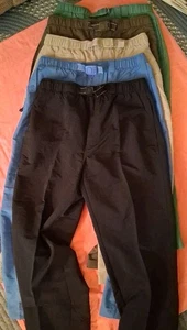 5 pares de pantalones cargo Lands End talla 10/12 para dama, sin defectos - Imagen 1 de 9