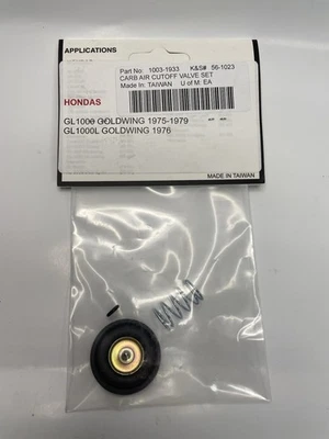 Kit de válvula de corte de aire carburador Honda Goldwing GL1000 1975-1979 K&S Techno Foto 1 de 2