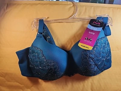 Sujetador MAIDENFORM Wonderbra Love The Lift Push Up In Teal Demi 38B. Foto 1 de 4