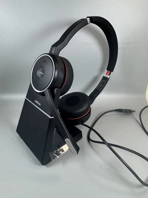 Jabra Wireless Headset HSC040W with Charging Stand E75 – Very Good Working - Image 1 of 4